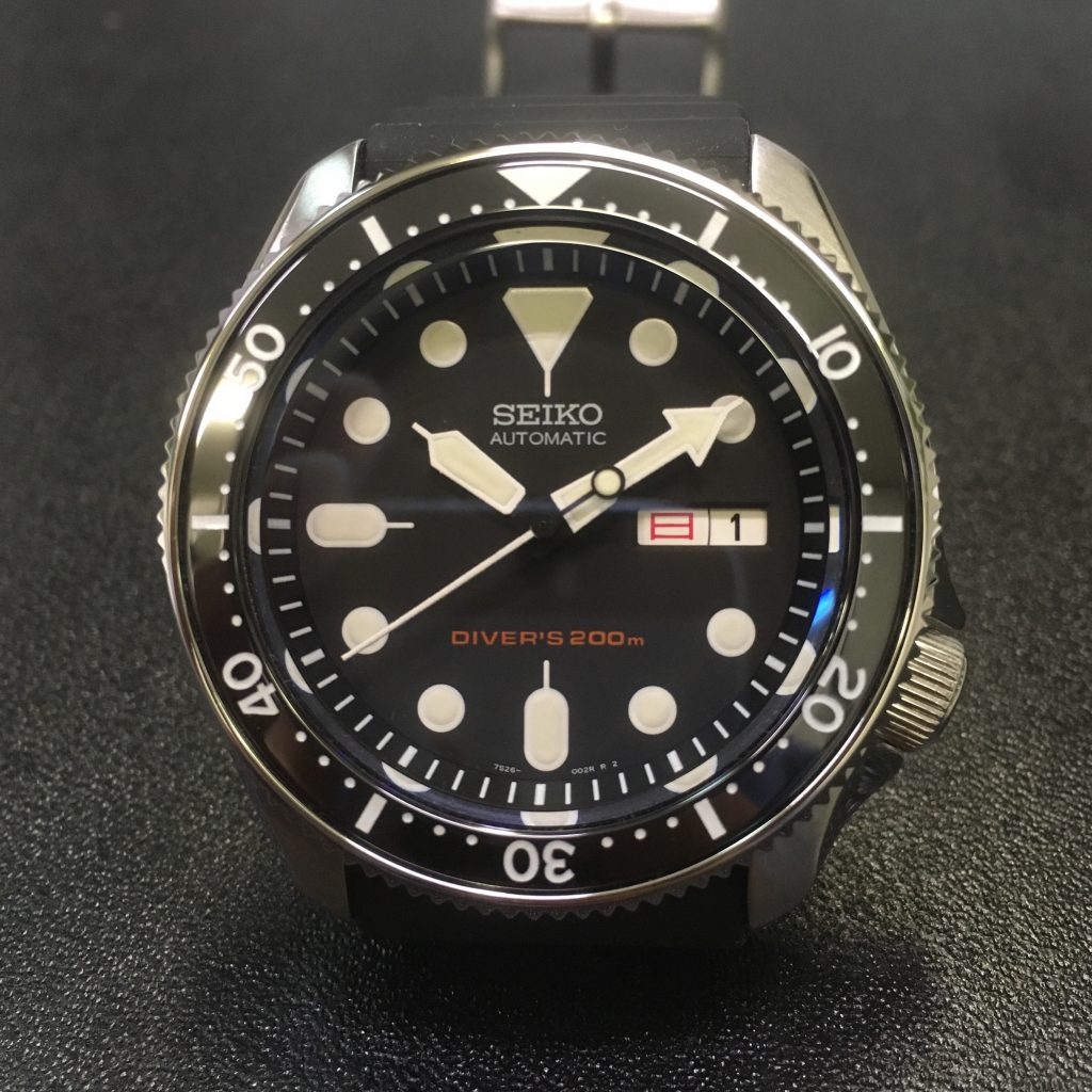 セイコー seiko mod  skxカスタム ブラックボーイ